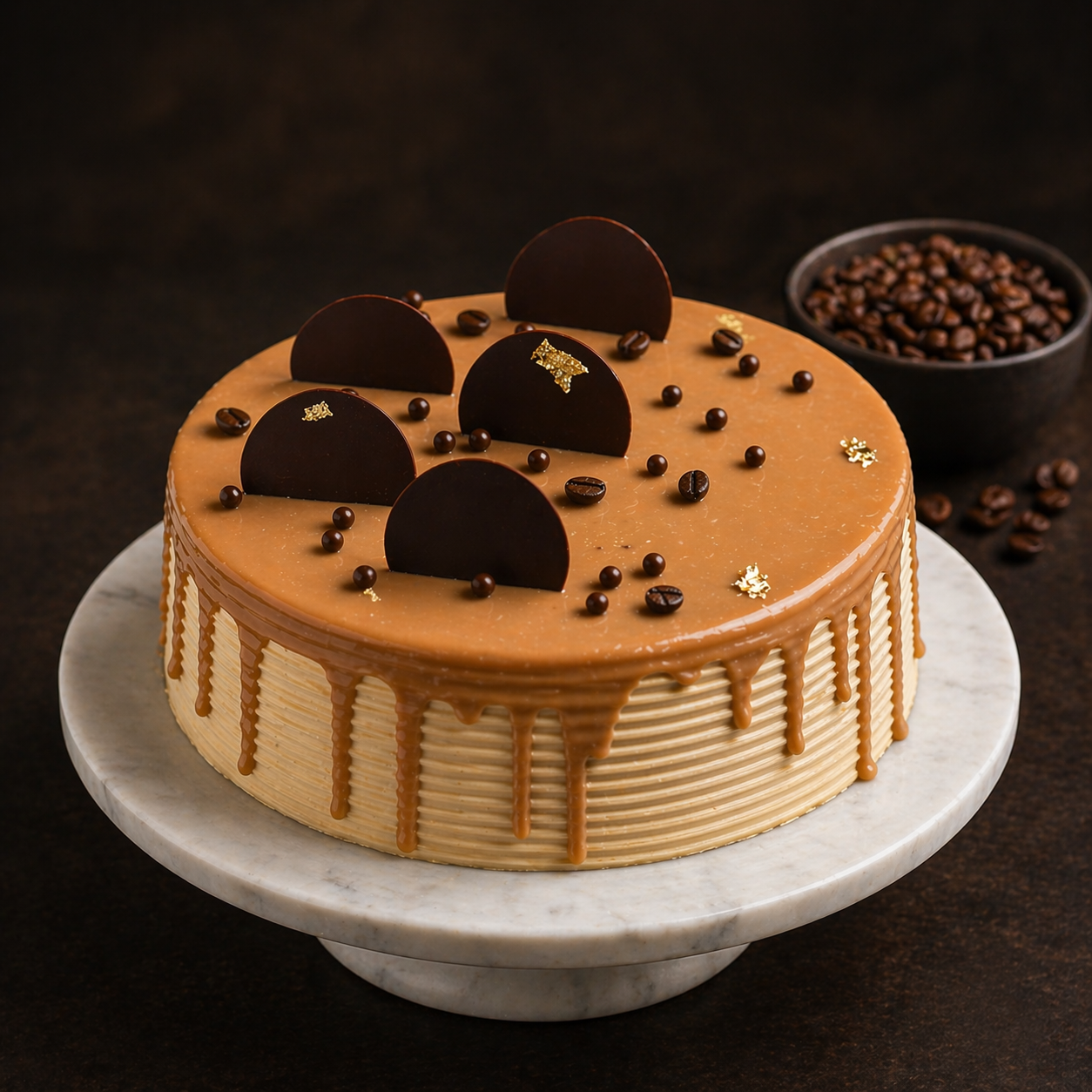 Coffee Caramel Mocha Cake – Crust & Crumble Bakers