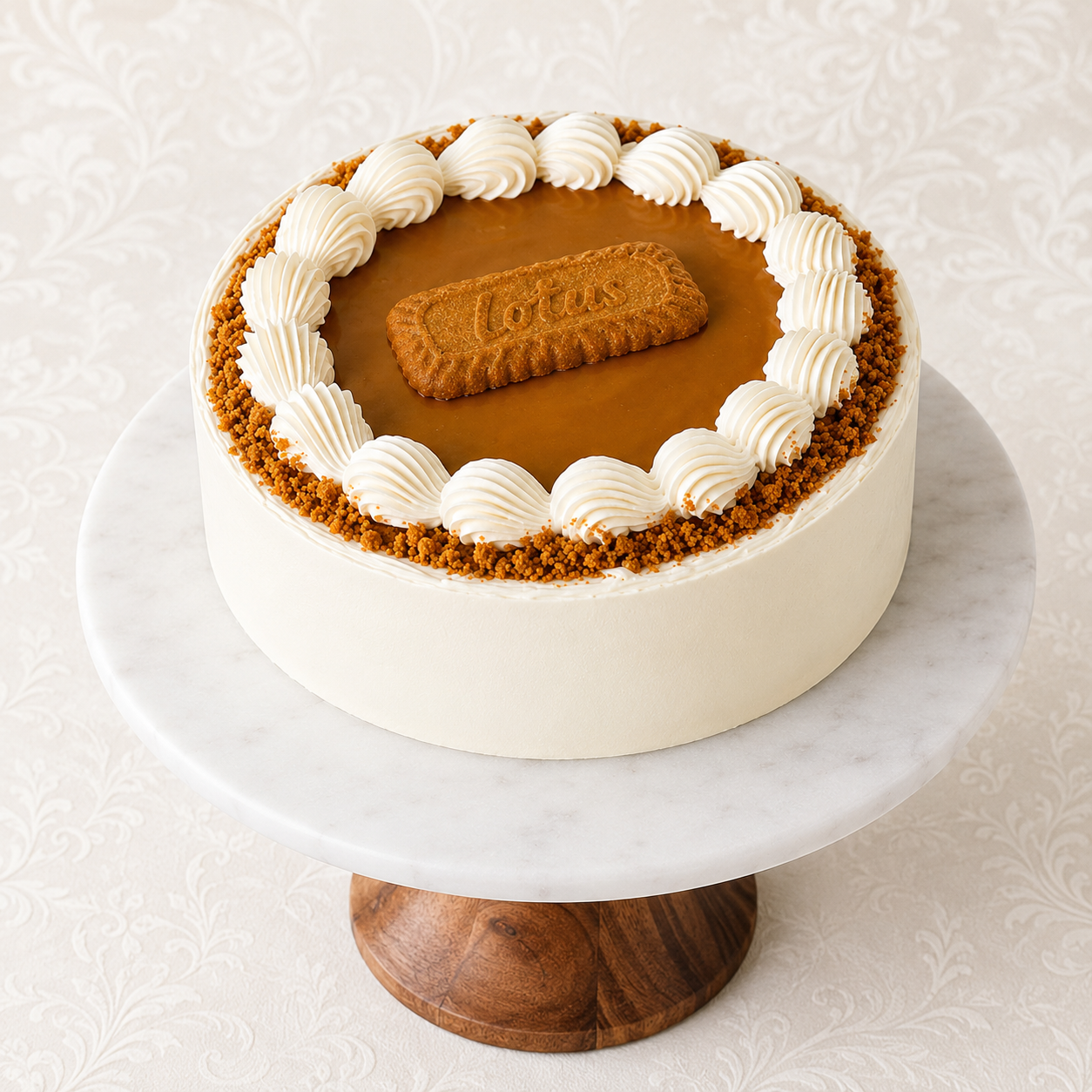 Biscoff Caramel Crown Cake – Crust & Crumble Bakers