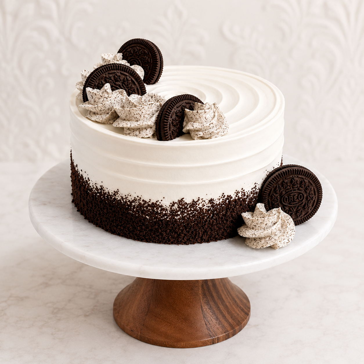 Cookies & Crème Cream Cake – Crust & Crumble Bakers