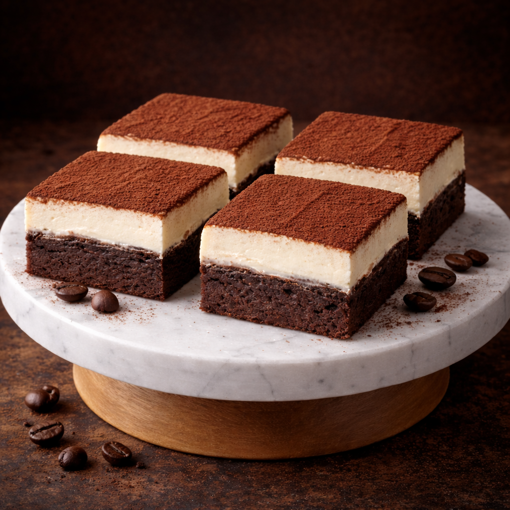 Tiramisu Fudge Brownie – Crust & Crumble Bakers